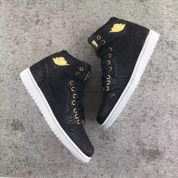 Authentic Air Jordan 1 Pinnacle Black